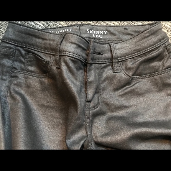 The Limited Denim - The Limited coated faux leather jeans